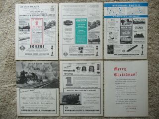 LIVE STEAM Magazines,  1970,  6 Issues,  July - December,  Vol 4,  No.  7 - 12 2