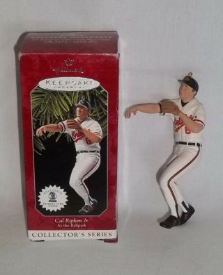 1998 Hallmark Keepsake Ornament Cal Ripken Jr Orioles Baseball Player Christmas