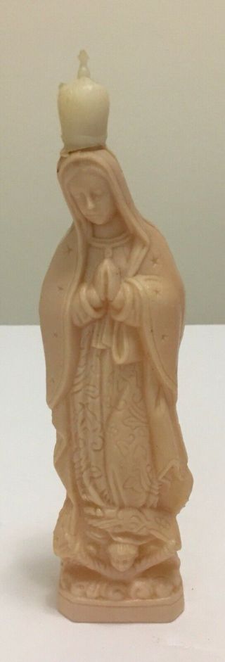 Plastic Virgin Mary Holy Water Bottle Guadalupe