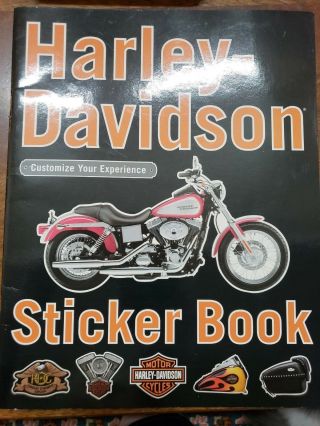 Harley Davidson Sticker Book