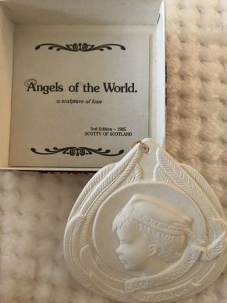 1985 Scotty Of Scotland Angels Of The World Laszlo Ispanky Christmas Ornament