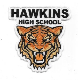 Stranger Things Tv Series Hawkins High School Logo Embroidered Patch