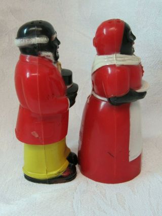 Vintage Aunt Jemima and Uncle Mose Plastic Salt and Pepper Shakers 4