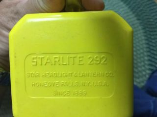 Starlite 292 Electric 6V Battery Railroad Lantern Burlington Northern Railroad 8