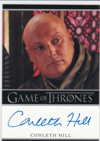 Game Of Thrones.  Conleth Hill As Lord Varys Season 2 Bordered Autograph