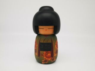5.  7inch Japanese Vintage Wooden Kokeshi Doll / Cute Kimono Girl
