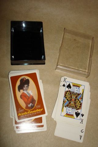 Vintage Kelvinator Appliance Advertising Playing Cards,  1960 