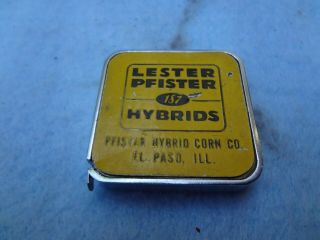 Vintage Lester Pfister Hybrids Tape Measure,  Metal,  72 Inches,  One