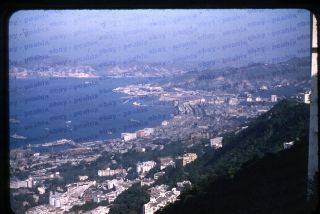 (025) Vintage 1950s 35mm Slide Photo - Hong Kong - Peak View