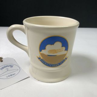 Mil - Ceram Uss Kitty Hawk - Cv 63 Porcelain Coffee Cup Mug