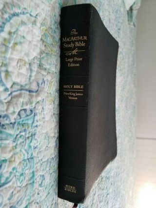 Macarthur Study Bible - Large Print Ed.  King James Version 1997 Softcover