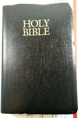 Vintage Zondervan Holy Bible With Helps And Red Letter Words Of Christ Niv 1984