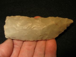 Central Texas Flint Knife Arrowhead,  Prehistoric American Indian Artifact,  30