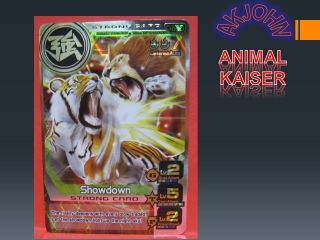 Ultimate Animal Kaiser Silver Showdown Rare English Ver 3 Strong Card 2