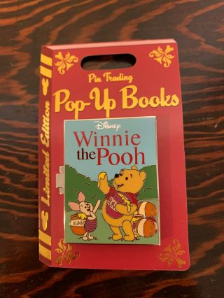 Disney Parks Trading Pin Of The Month Pop Up Winnie The Pooh Le 4000