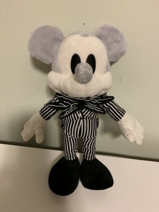 Disney Parks Jack Skellington Plush Doll Mickey Mouse Nightmare Before Christmas