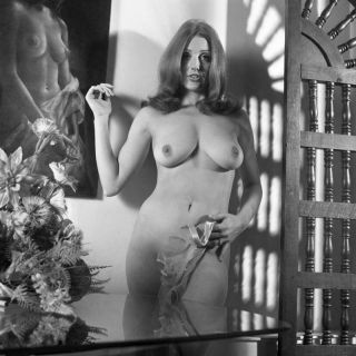 Olivia Lee Nude Model Vintage B&w 2.  25 " Ron Vogel 1960 