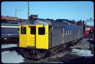 Rail Slide - Via Rail Canada 6450 Halifax Ns 5 - 9 - 1981 Budd Car Rdc