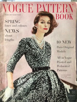 Vogue Pattern Book February - March 1957