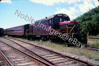 2004 Cape Cod Central Rr Ccrx 1201 Rs - 3 Locomotive Kodachrome Slide