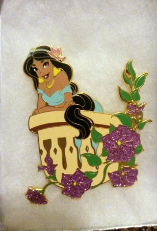 Disney Aladdin Princess Jasmine Balcony Fantasy Pin Le50