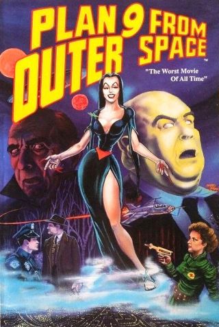Plan 9 From Outer Space " The Worst Movie Of All Time " 1990 Malibu Graphics Comic
