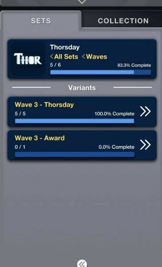 Thorsday Wave 3 Full Set All 5 Cards - Marvel Collect Digital Topps