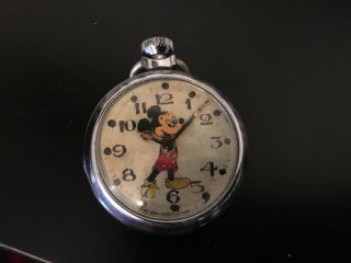 Disney Vintage Mickey Pocket Watch