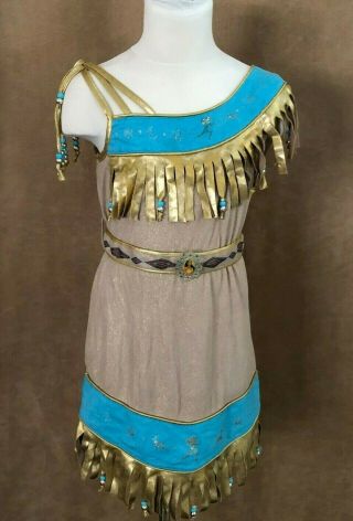 5 / 6 Small Pocahontas Costume Disney Store Dress Girl Princess Native American