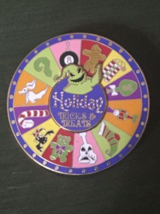 The Nightmare Before Christmas Fantasy Pin - Oogie Boogie Holiday Spinner