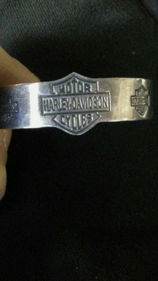 Harley Davidson Sterling Silver Bracelet