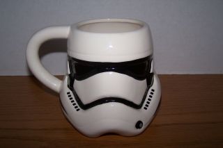 Authentic Lucasfilm Disney Star Wars Storm Trooper Sculpted Ceramic Mug