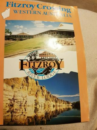 Fitzroy Crossing Western Aust River Lodge Brochure 1991