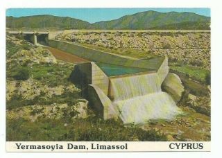 Cyprus Post Card Yermasoyia Dam Limassol