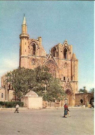 Cyprus Post Card The Cathedral Of St.  Nicholas