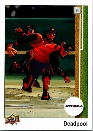 2019 Upper Deck Deadpool Sport Ball Card Sb1 1989 Upper Deck Baseball