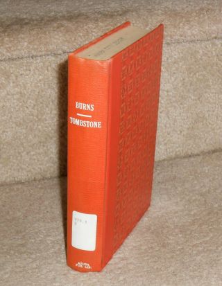 Vintage 1929 Book Tombstone - An Iliad Of The Southwest By Walter Noble Burns