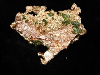 A Sculpted 100 Natural Native Copper Nugget Float From Michigan 49.  9gr