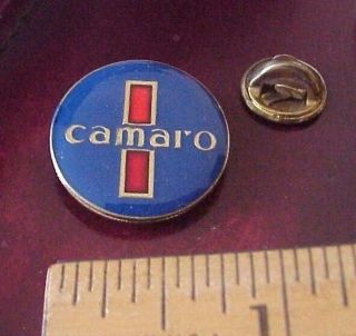 Vintage Chevrolet Chevy Camaro Logo Automobile Advertising Pin