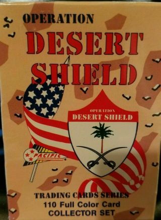 1991 Pacific Operation Desert Shield 110 Card Set Cheapest On Ebay