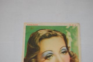 Vintage Marlene Dietrich Card Film Star 1943 VERY RARE 2