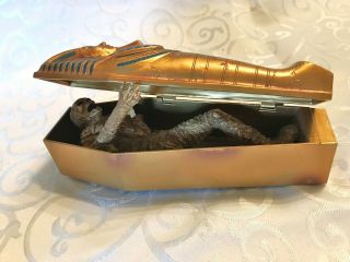 Egyptian Mummy In Coffin Scary Trick Toy