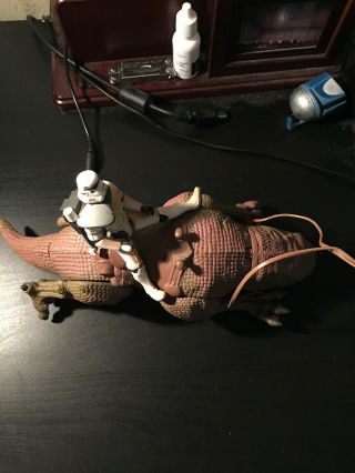 Dewback With Stormtrooper Star Wars Kenner Power Of The Force 1997 - Loose