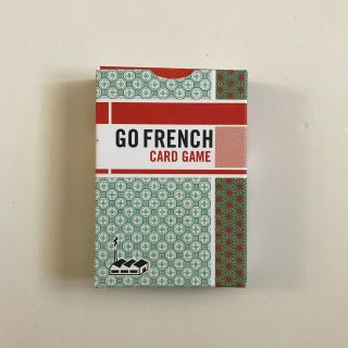 French Paper Company " Go French " Card Game Deck - Charles S Anderson Design