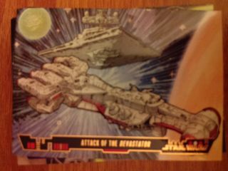 Topps Star Wars Illustrated A Hope 25 Attack Of The Devastator Bronze