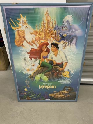 1989 Vintage Little Mermaid Disney Movie Poster Print Osp 81668