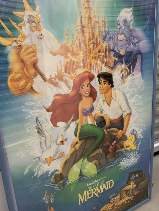 1989 Vintage Little Mermaid Disney Movie Poster Print OSP 81668 2
