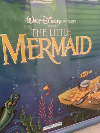 1989 Vintage Little Mermaid Disney Movie Poster Print OSP 81668 3