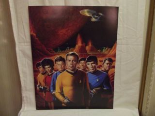 Star Trek The Series Group Cast Image 22 x 28 Poster ULTRA RARE 3