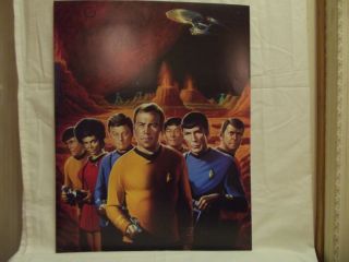 Star Trek The Series Group Cast Image 22 x 28 Poster ULTRA RARE 4